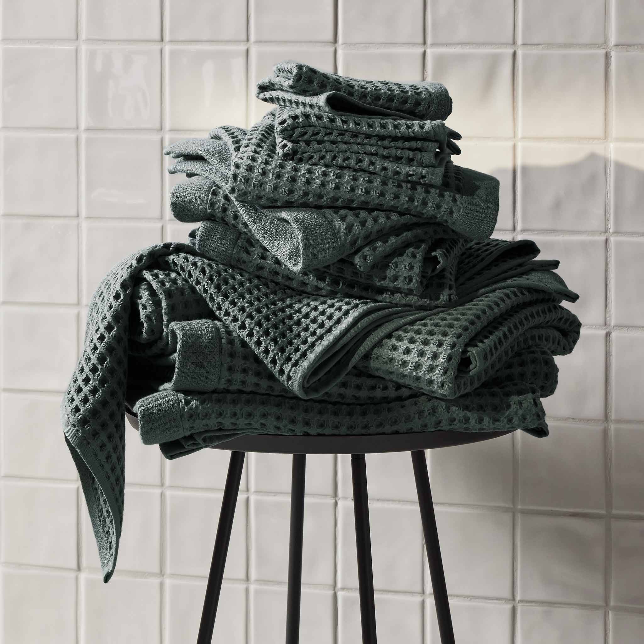 Dreamweave Waffle Bath Towels Set of 2 M7