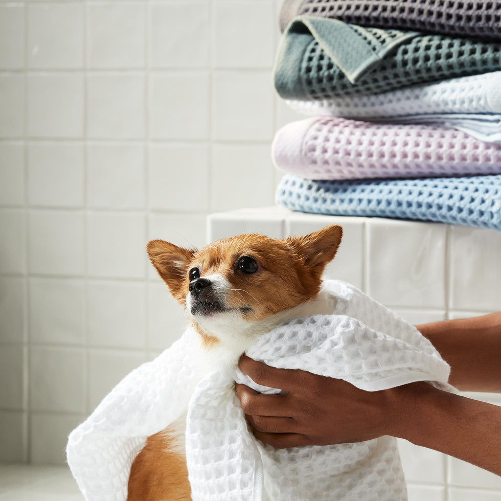 Dreamweave Waffle Bath Towels Set of 2 A8