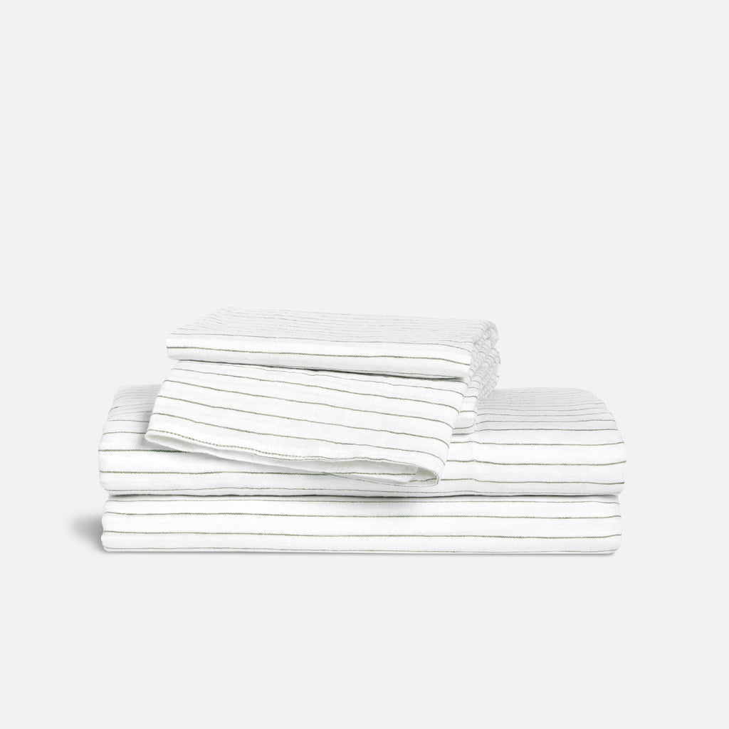 Washed European Linen Core Sheet Set I2