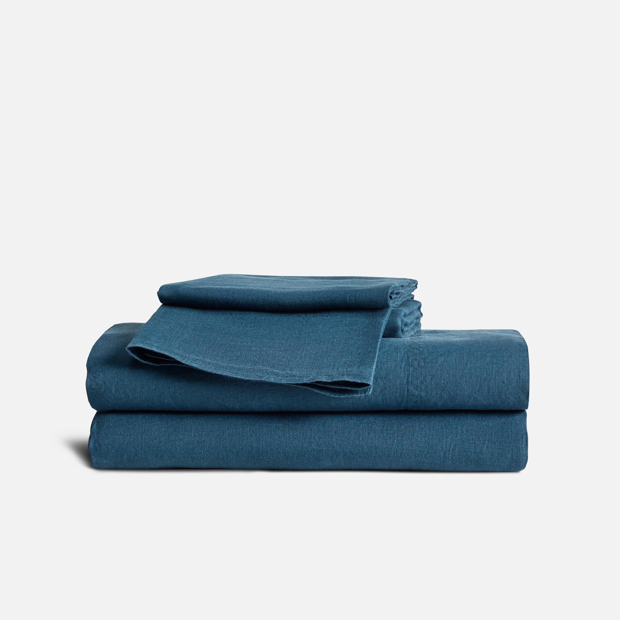 Washed European Linen Core Sheet Set I2