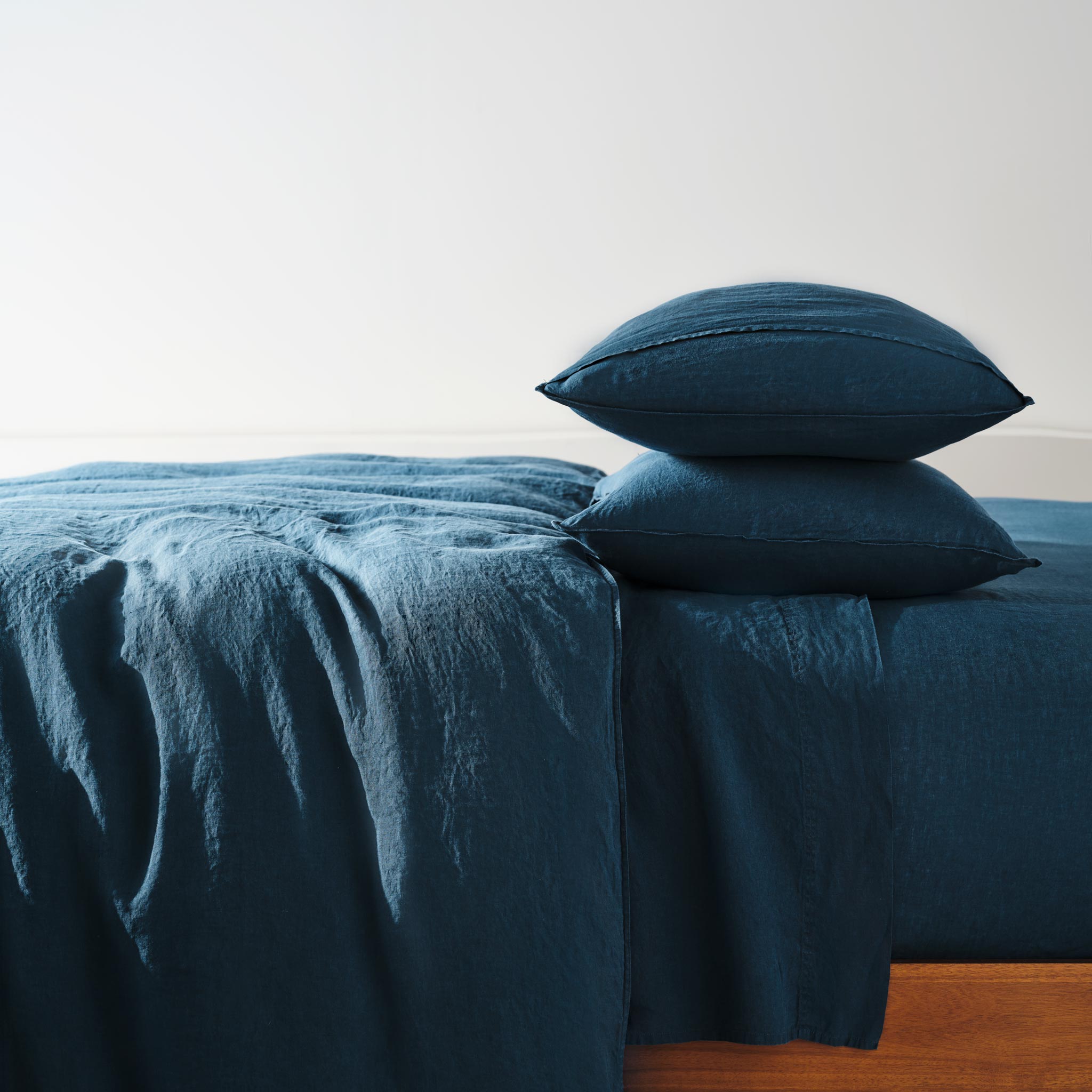 Washed European Linen Core Sheet Set I2