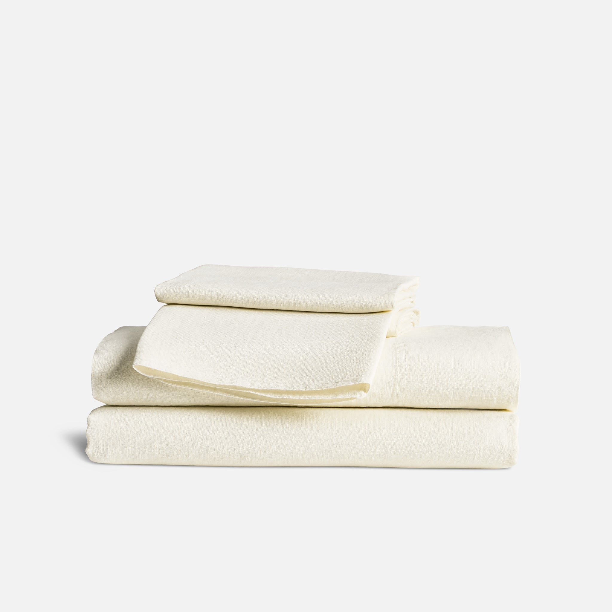 Washed European Linen Core Sheet Set I2