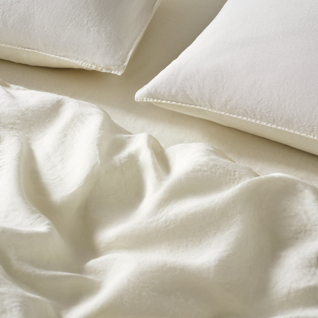 Washed European Linen Core Sheet Set I2