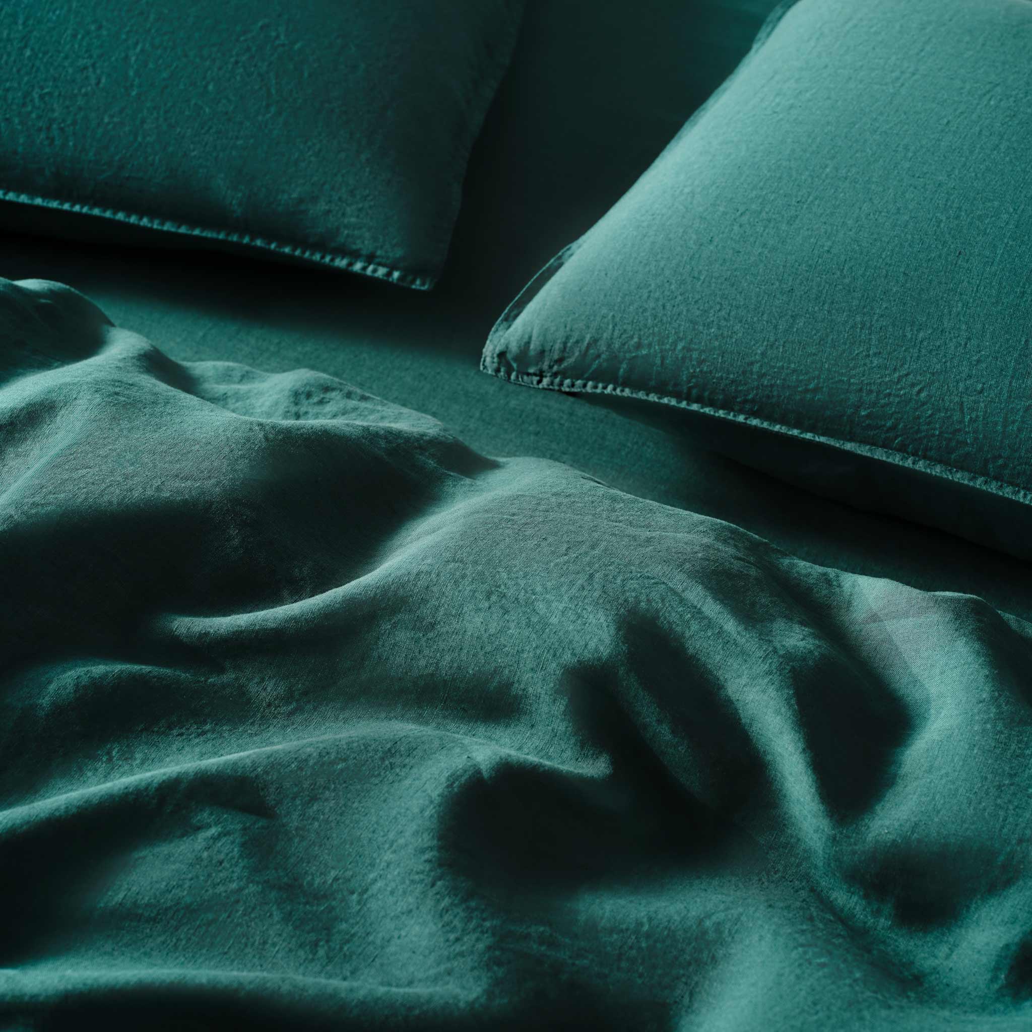 Washed European Linen Core Sheet Set I2