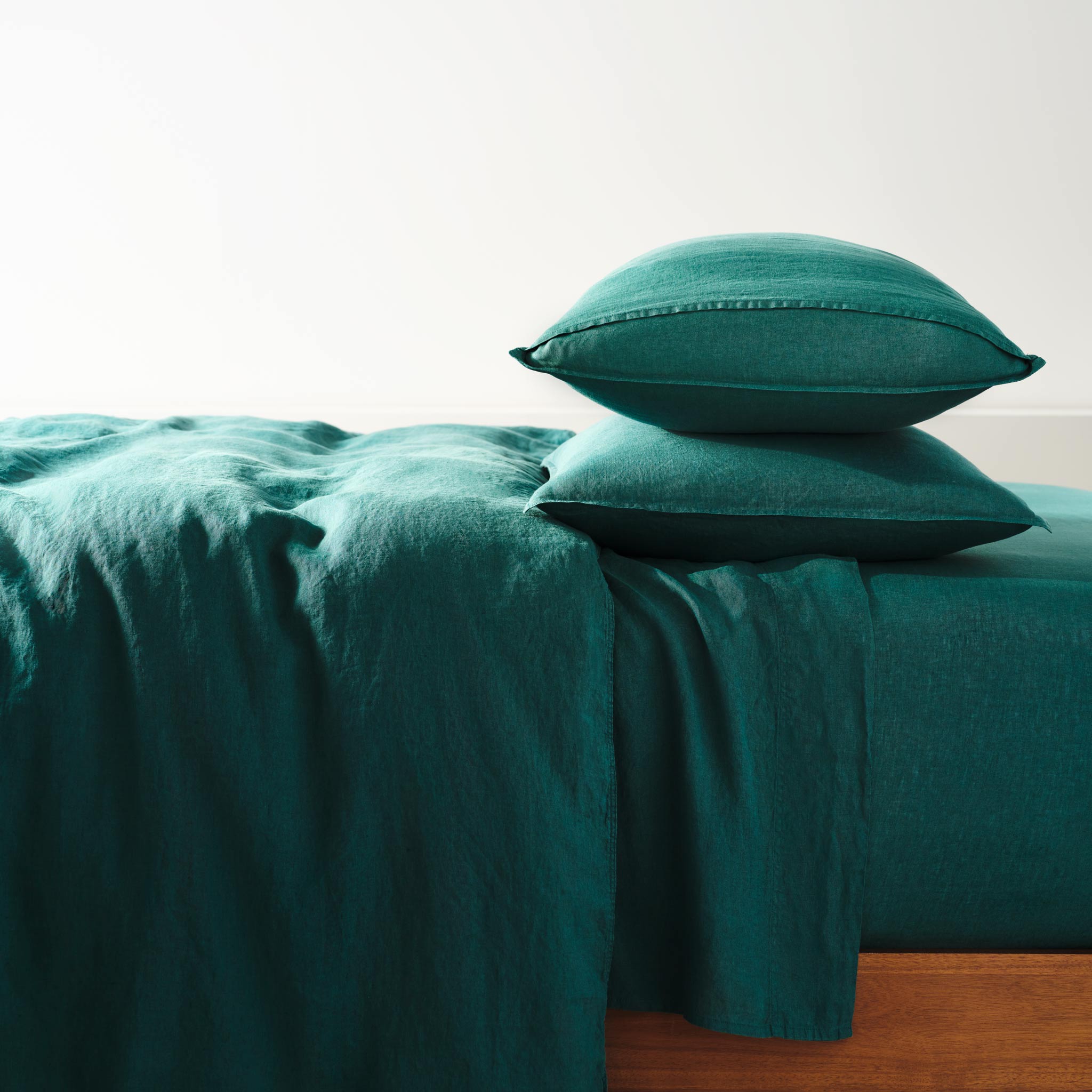 Washed European Linen Core Sheet Set I2