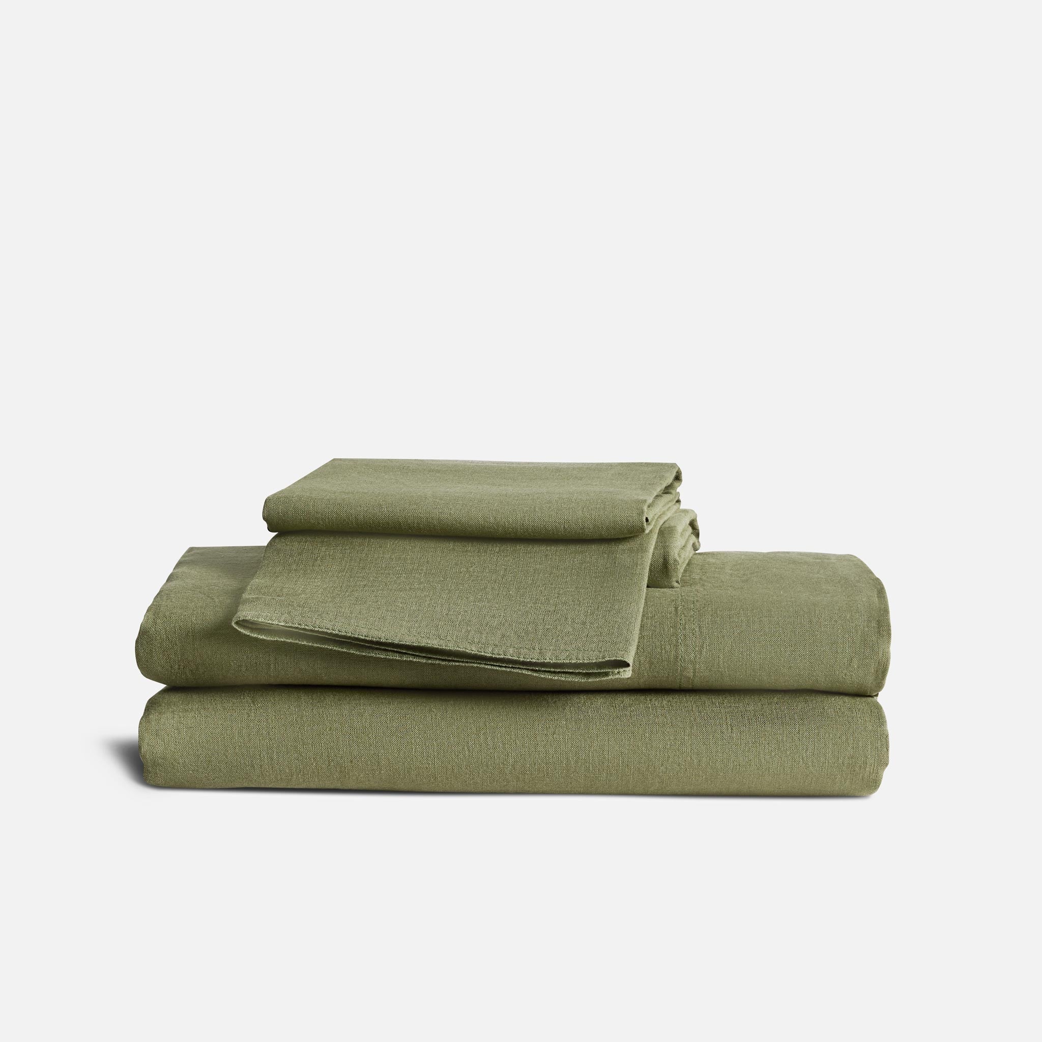 Washed European Linen Core Sheet Set I2