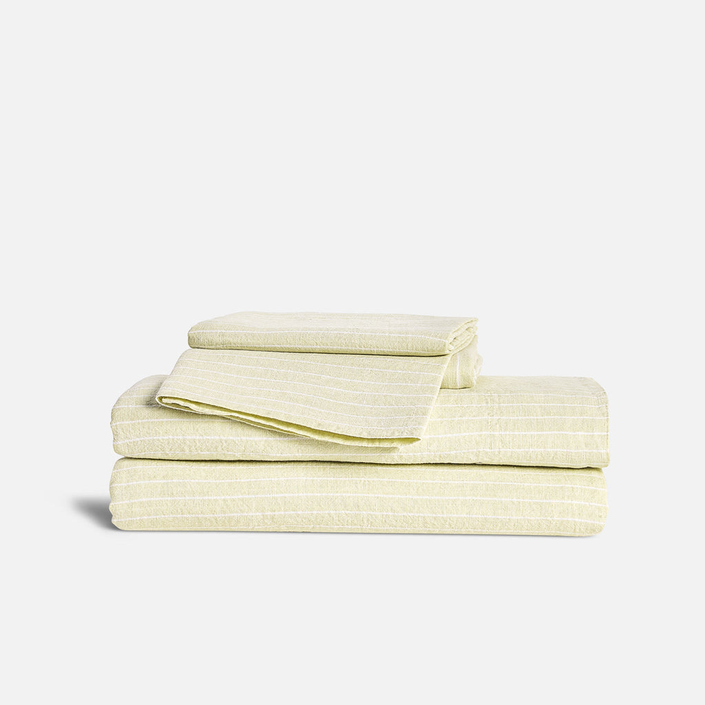 Washed European Linen Core Sheet Set I2