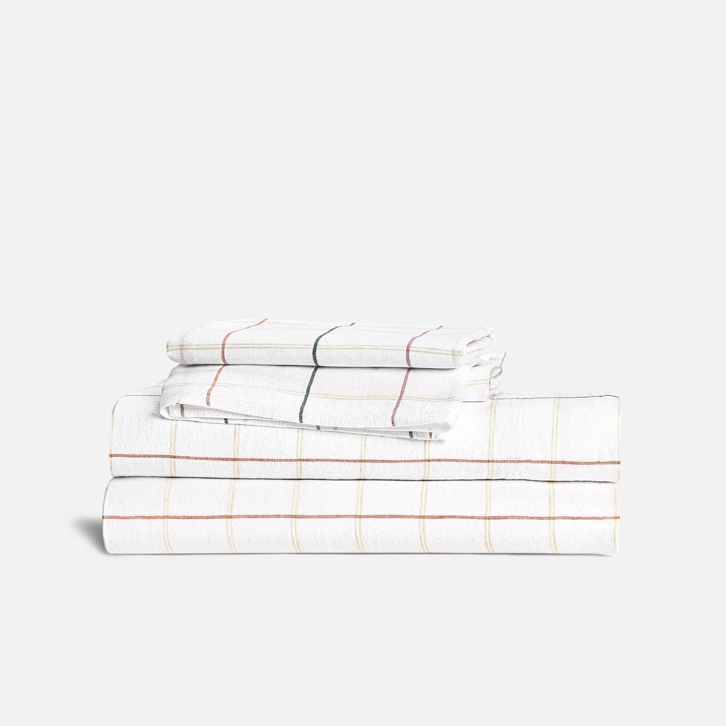 Washed European Linen Core Sheet Set I2