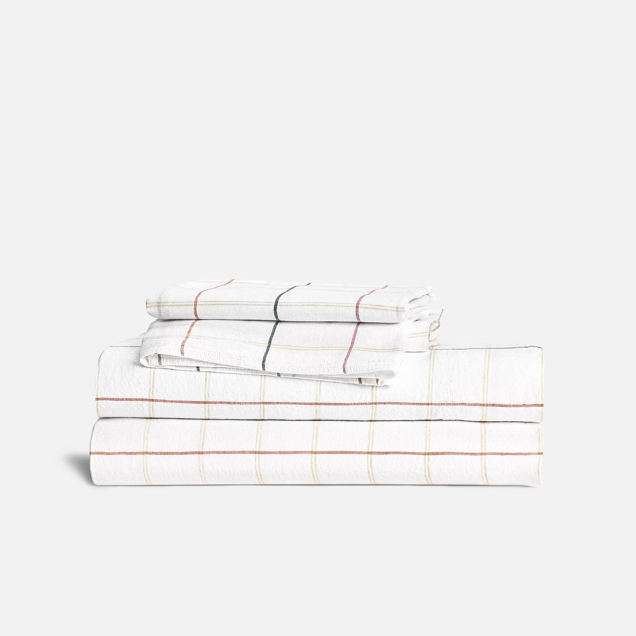 Washed European Linen Core Sheet Set I2