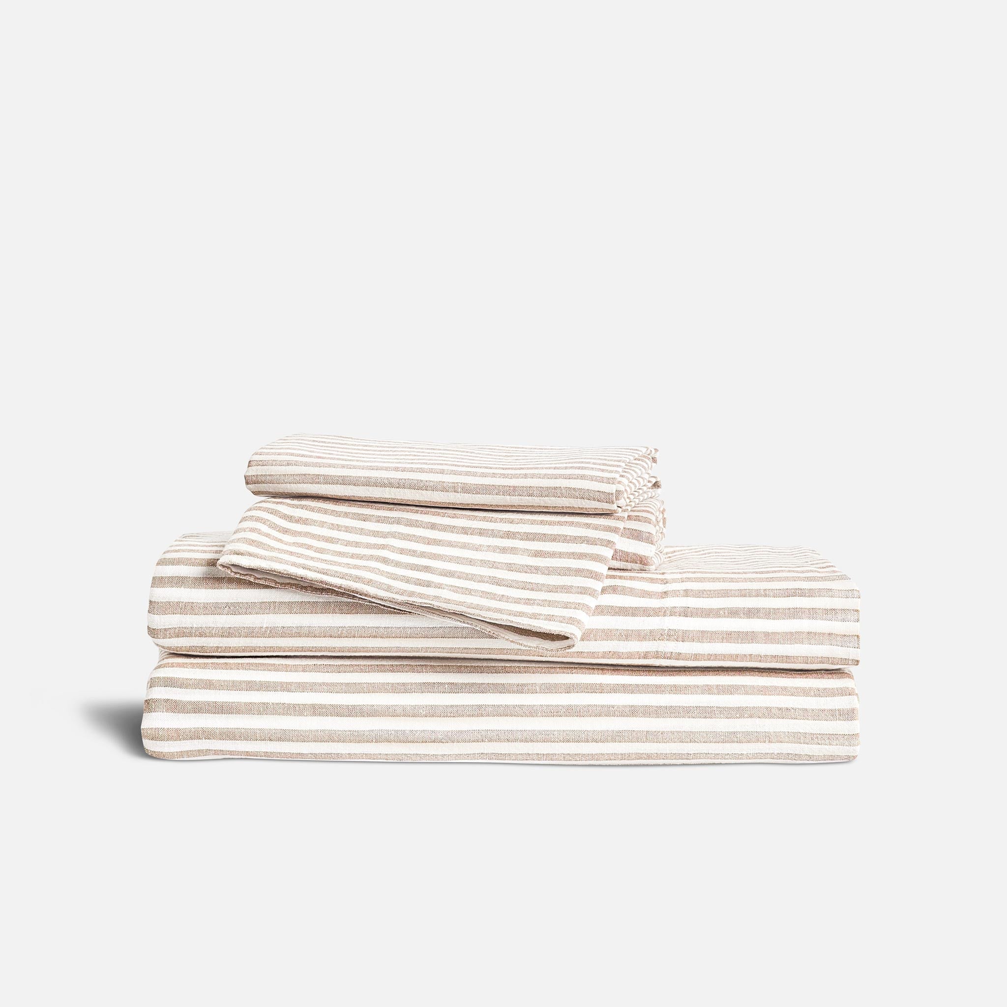 Washed European Linen Core Sheet Set I2