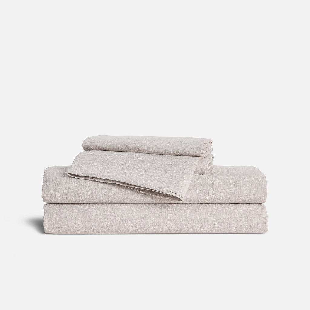 Washed European Linen Core Sheet Set I2