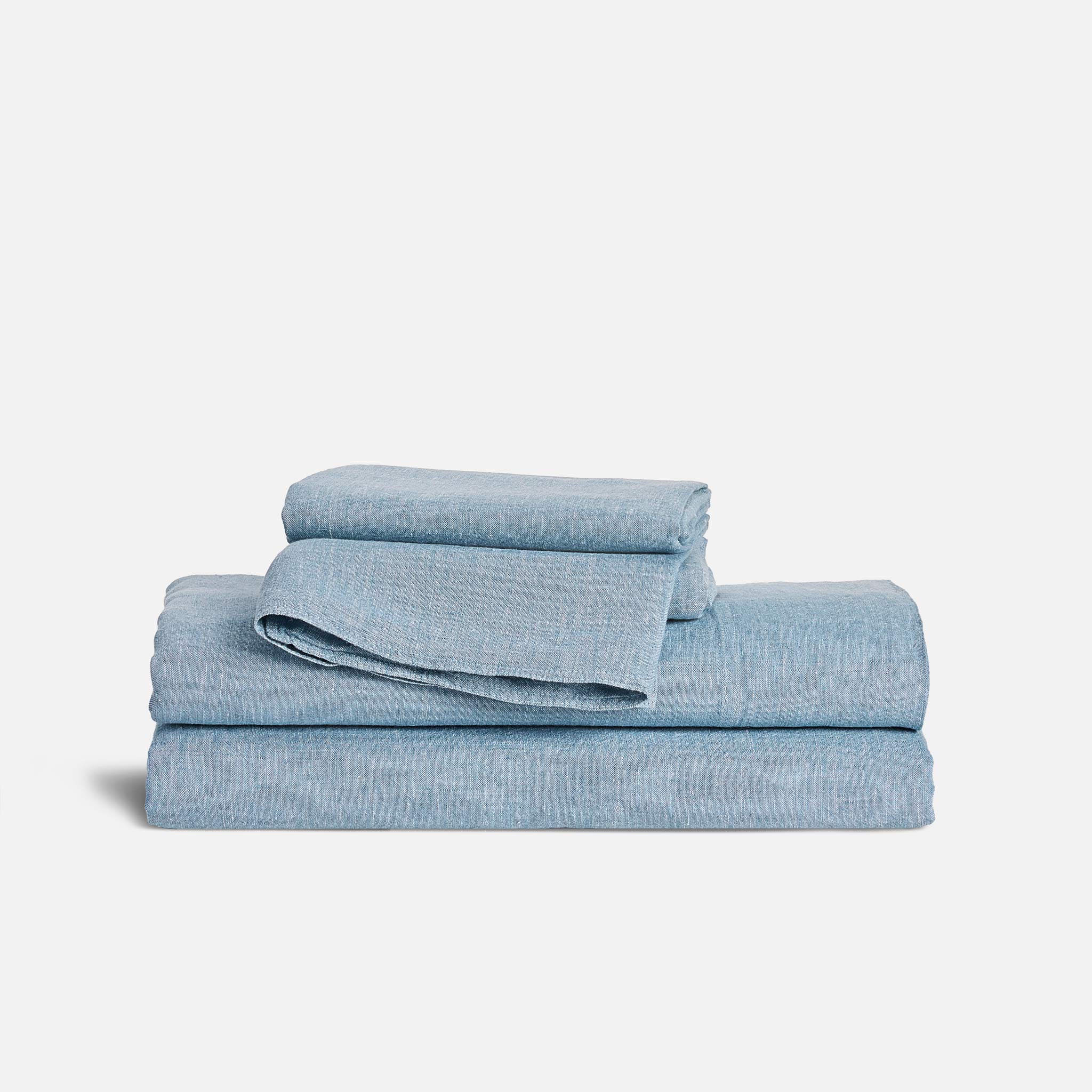 Washed European Linen Core Sheet Set I2