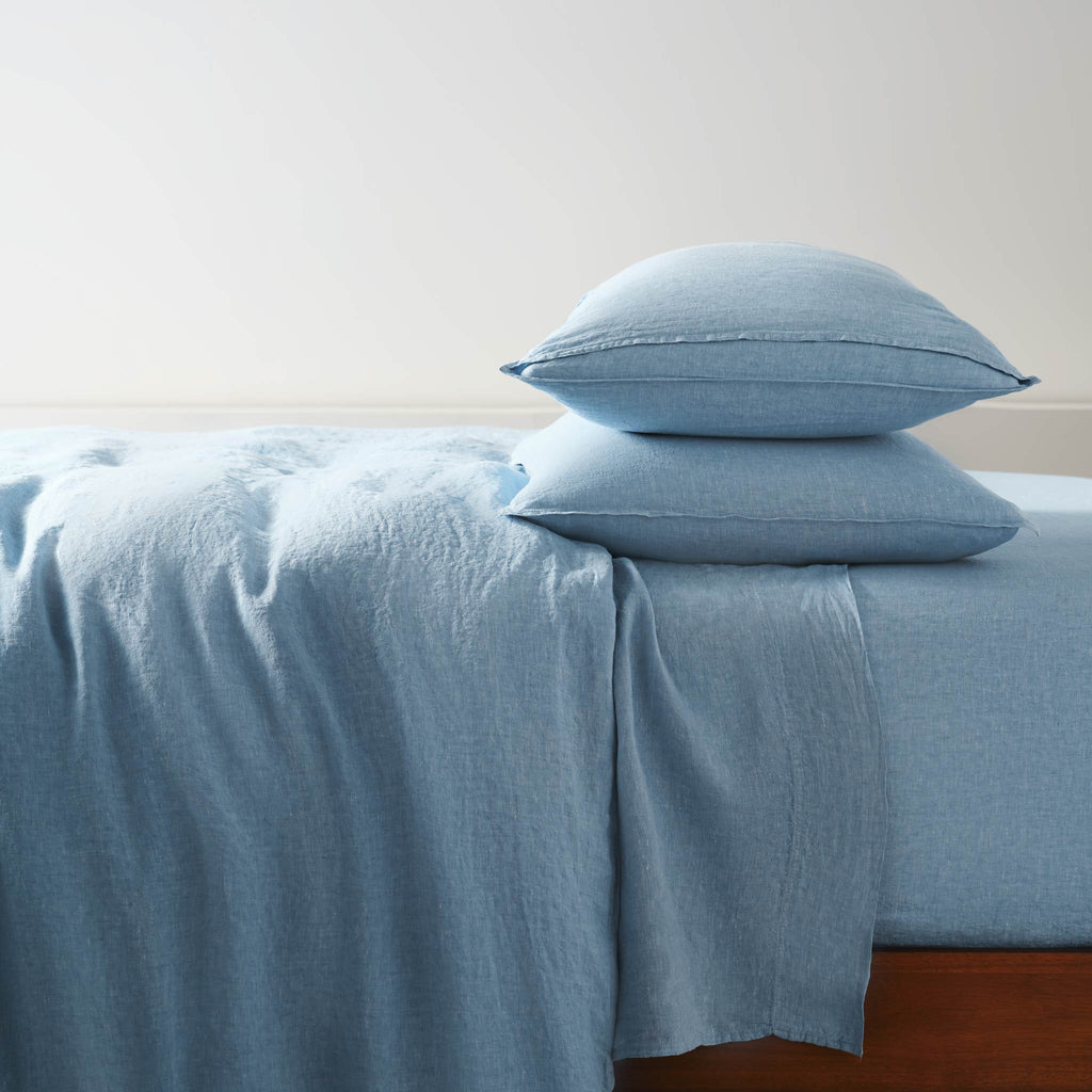 Washed European Linen Duvet Set D7
