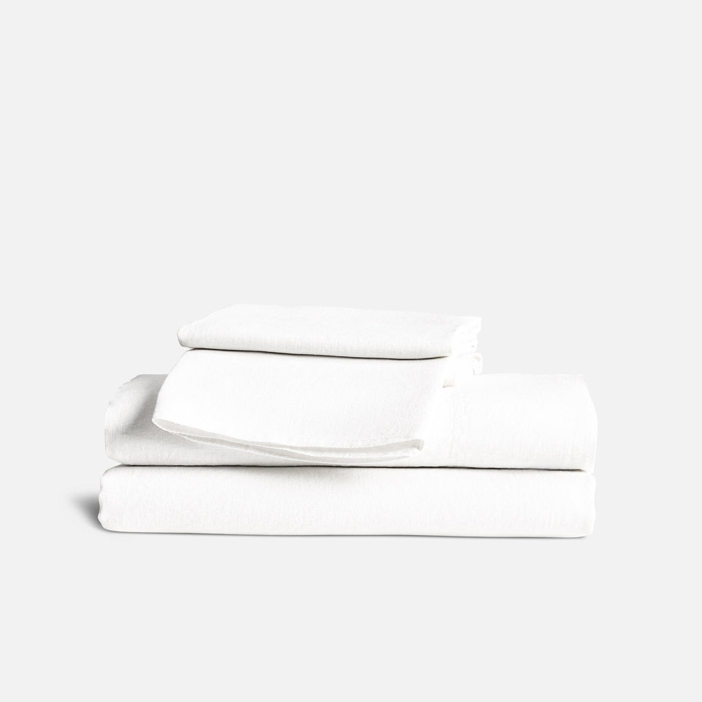 Washed European Linen Core Sheet Set I2
