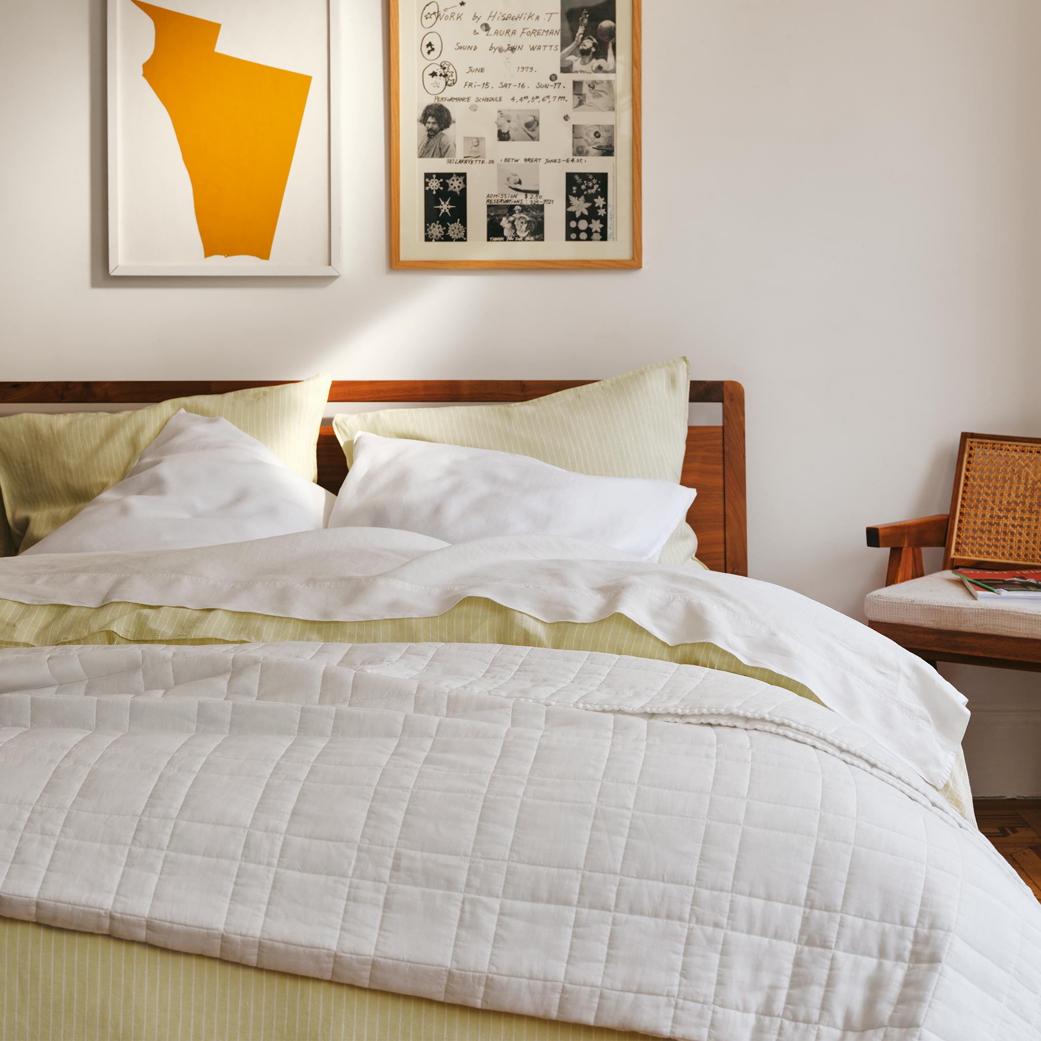 Washed European Linen Core Sheet Set I2
