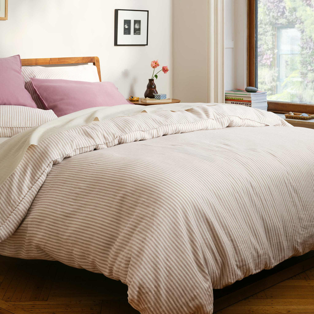 Washed European Linen Duvet Set D7