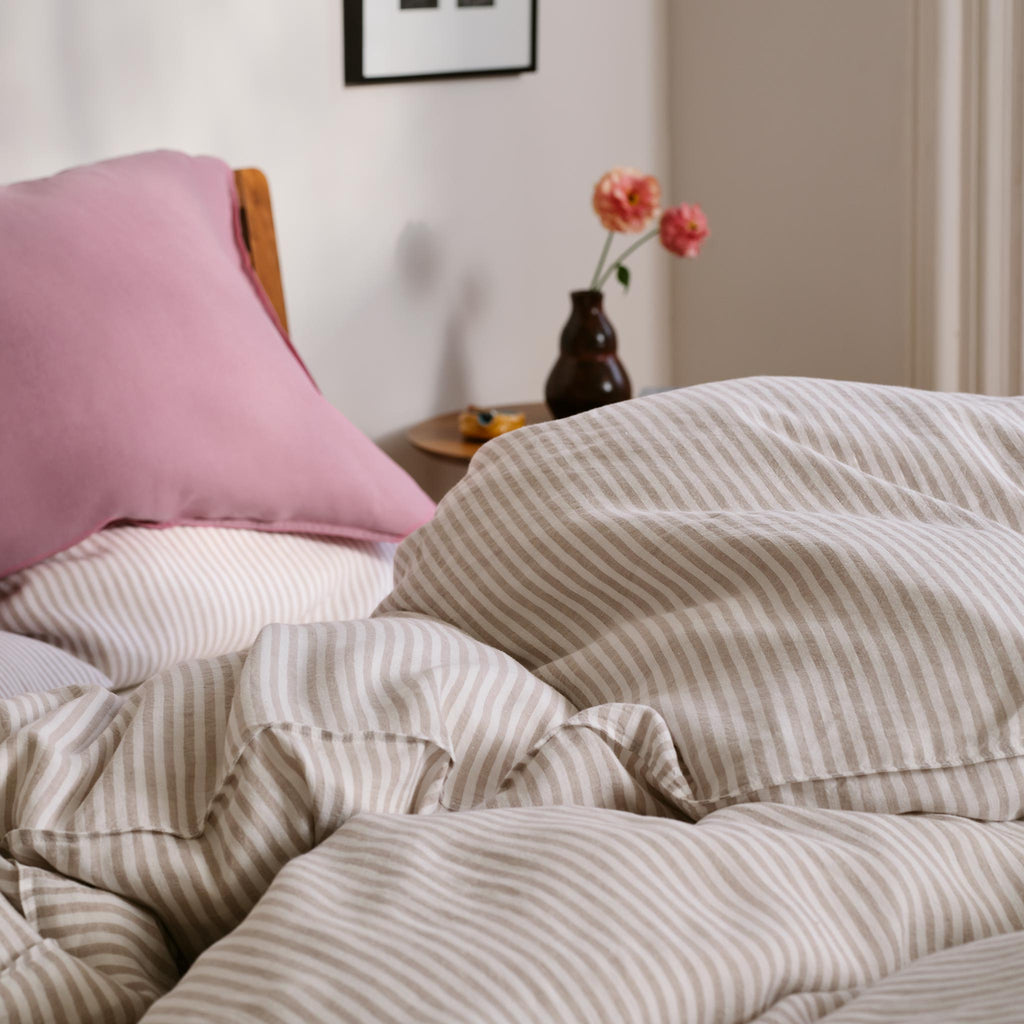 Washed European Linen Duvet Set D7