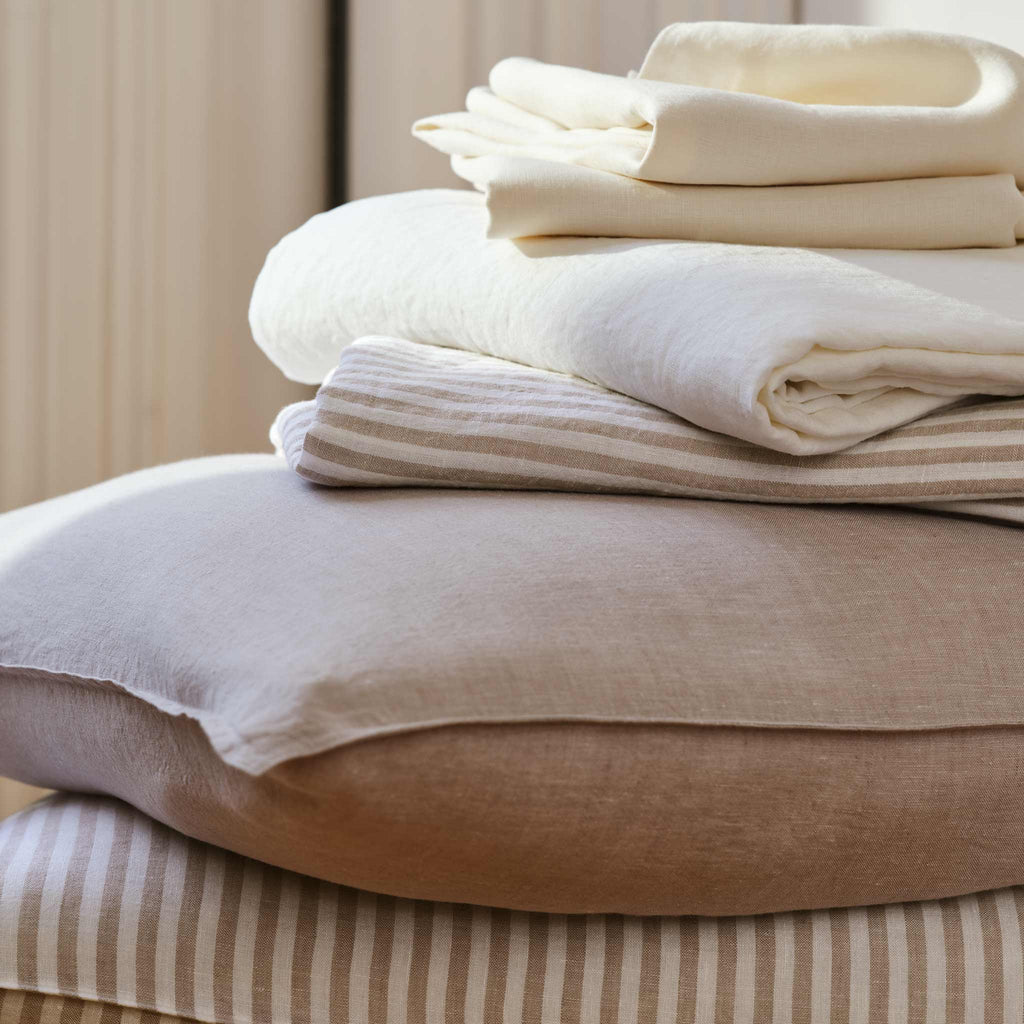 Washed European Linen Core Sheet Set I2