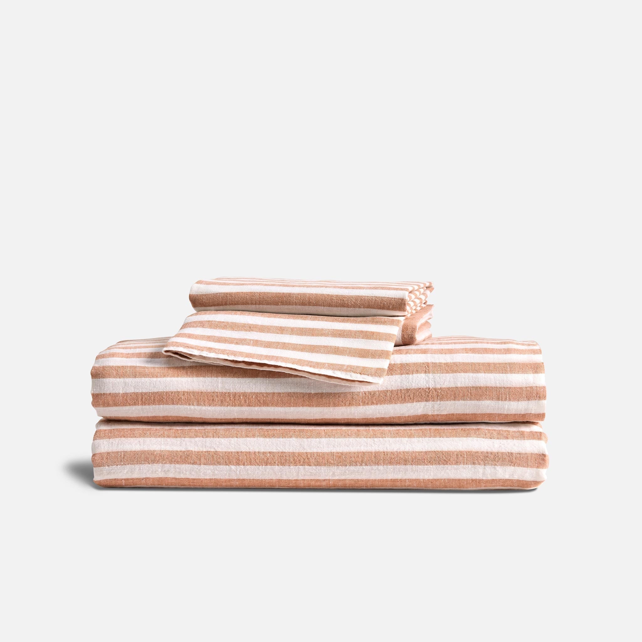 Washed European Linen Core Sheet Set I2