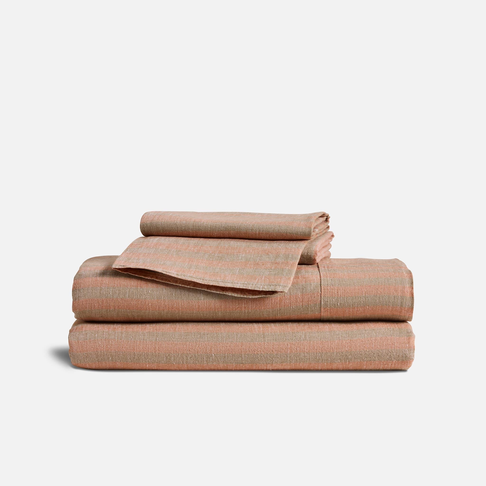 Washed European Linen Core Sheet Set I2
