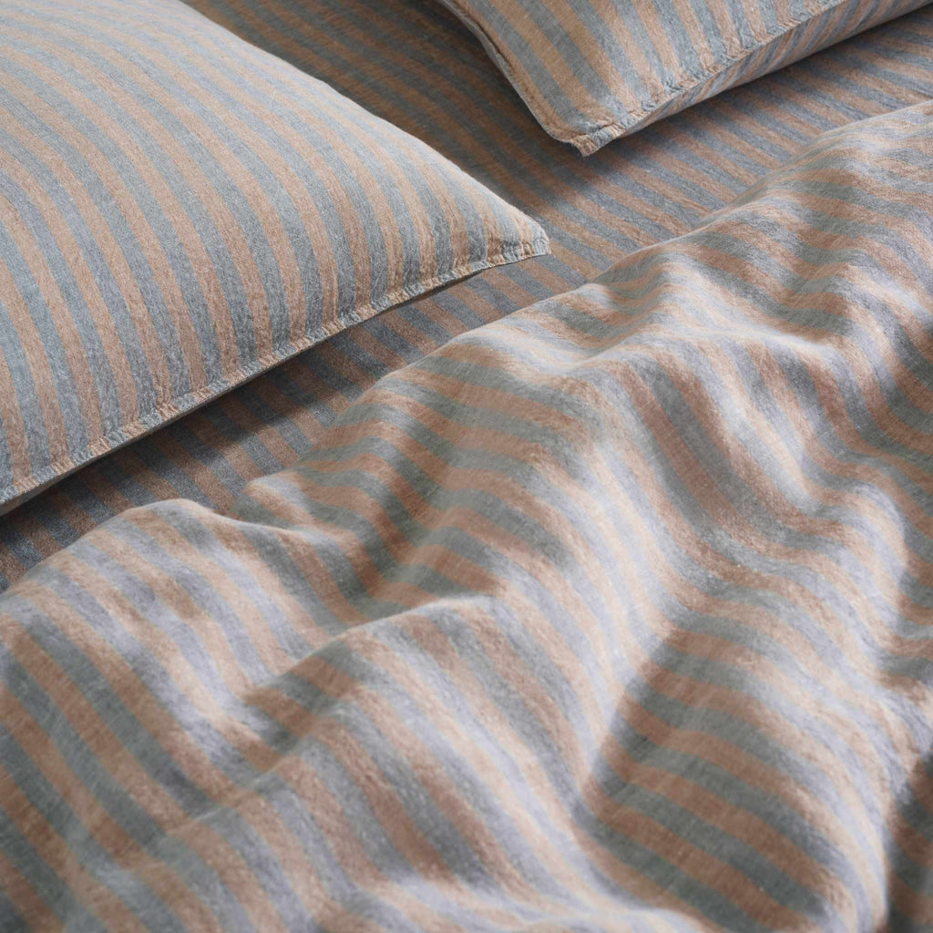 Washed European Linen Core Sheet Set I2