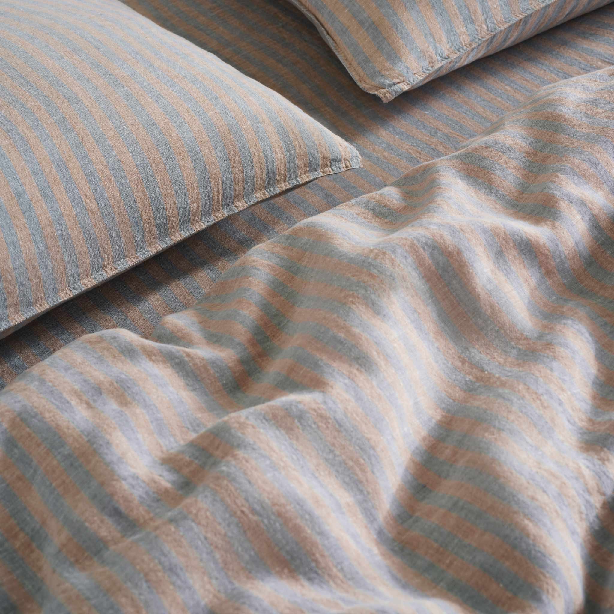 Washed European Linen Core Sheet Set I2