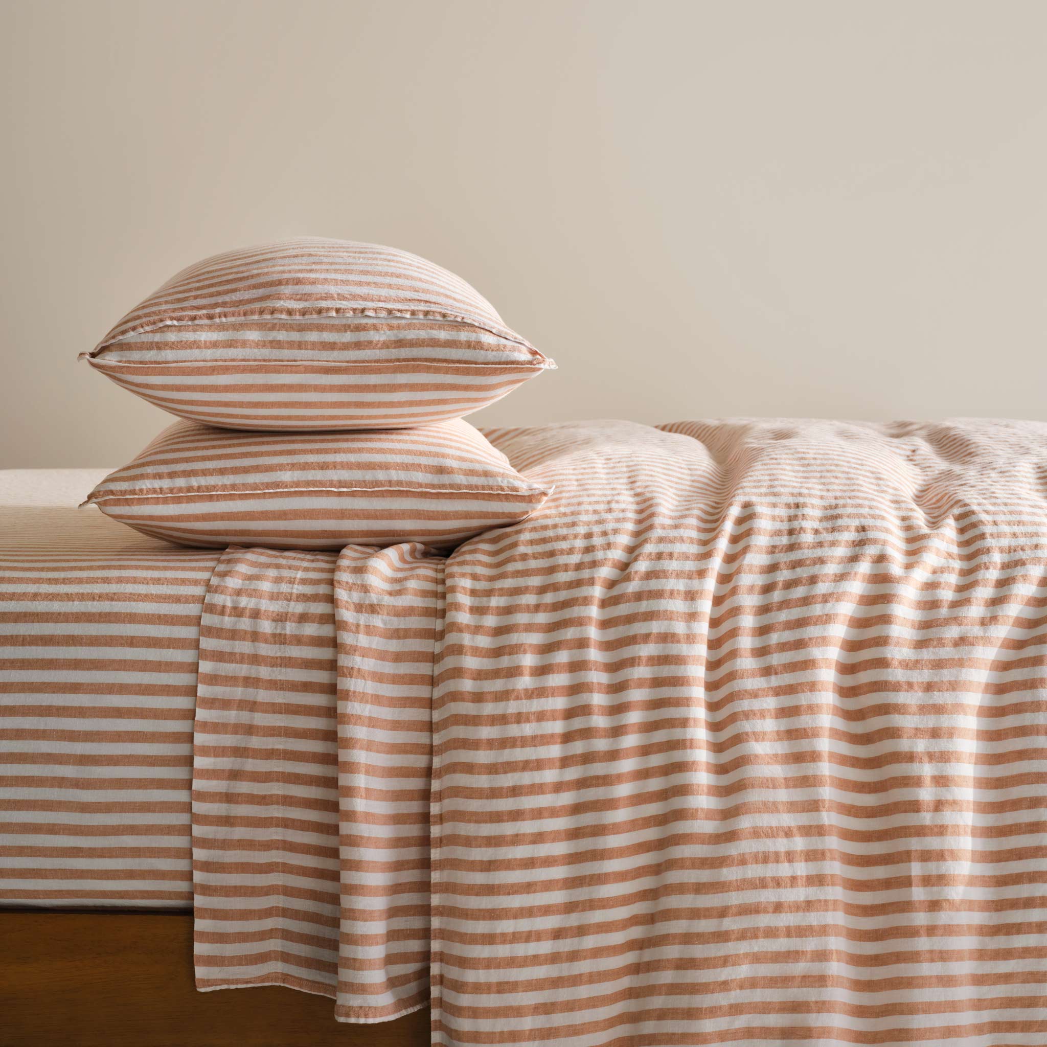 Washed European Linen Core Sheet Set I2