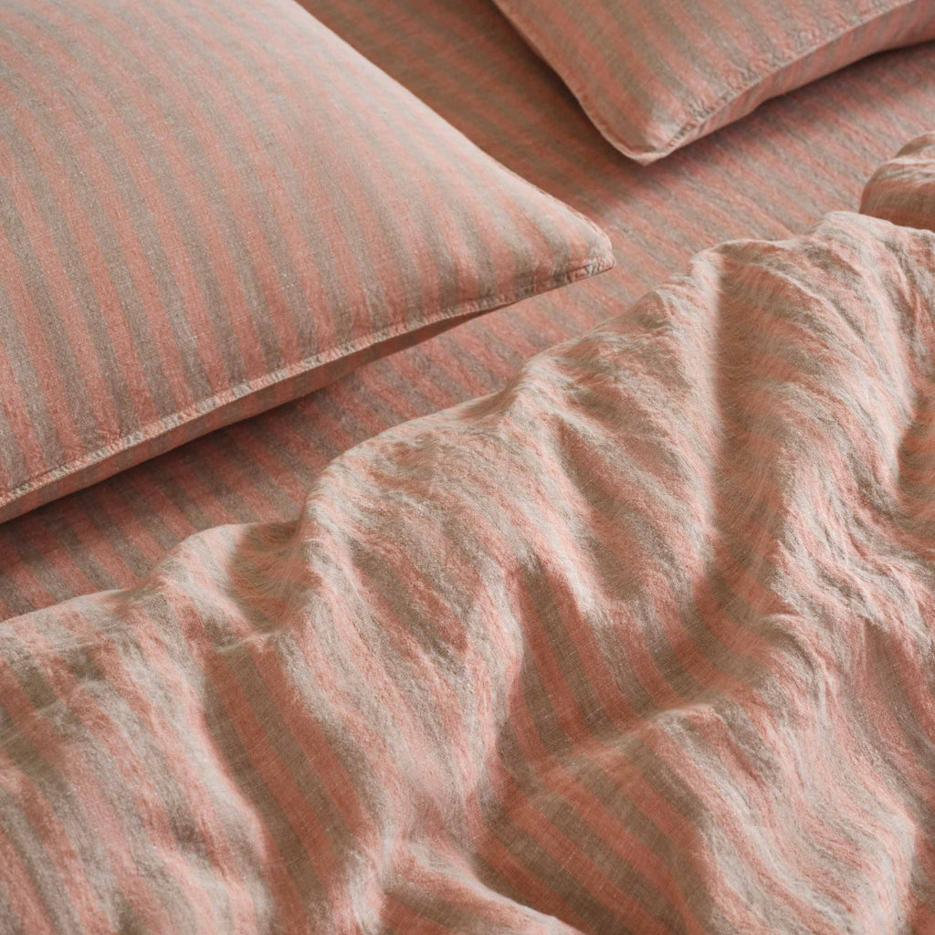 Washed European Linen Core Sheet Set I2
