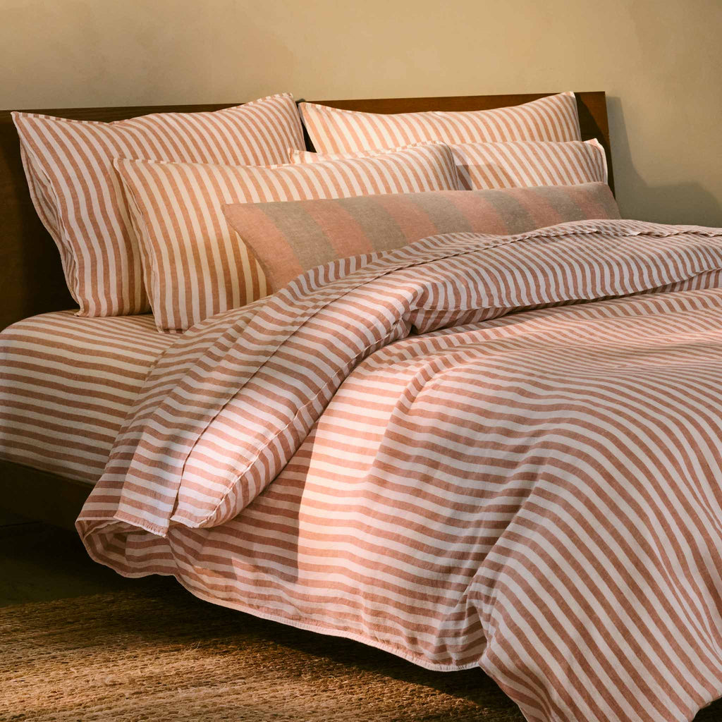 Washed European Linen Duvet Set D7