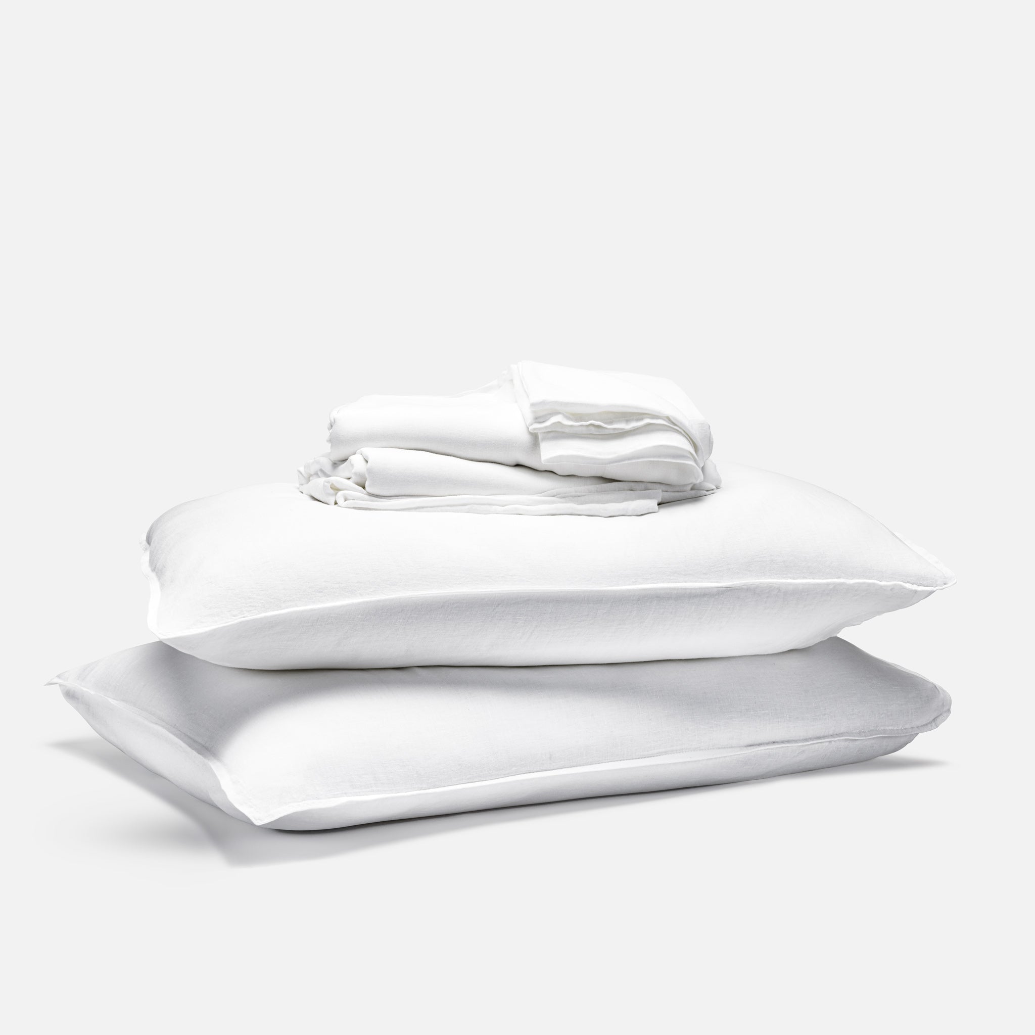 Washed European Linen Core Sheet Set I2