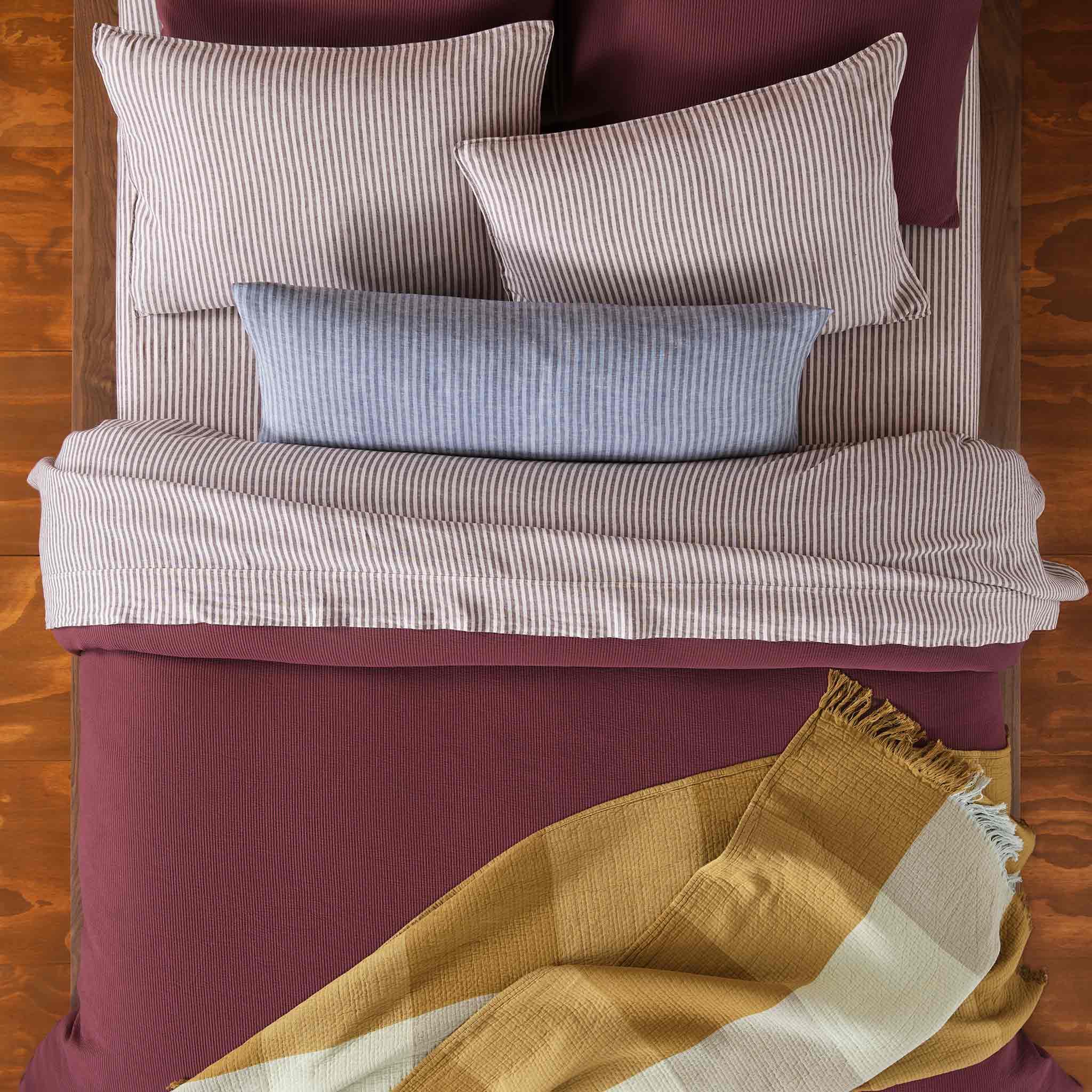 Washed European Linen Core Sheet Set I2