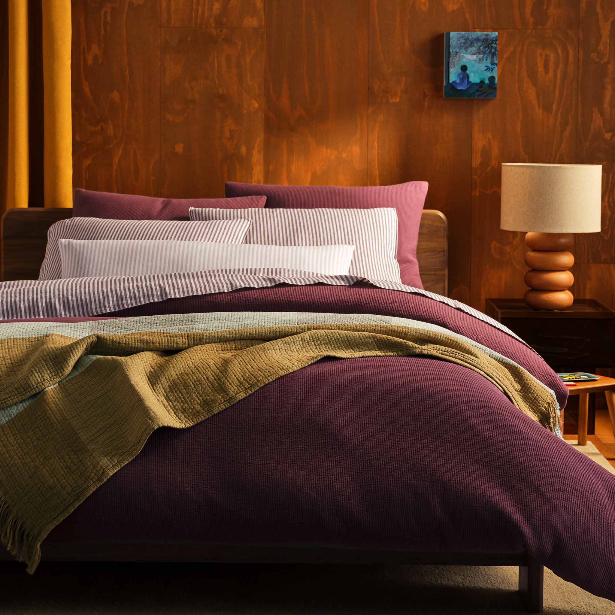 Washed European Linen Core Sheet Set I2