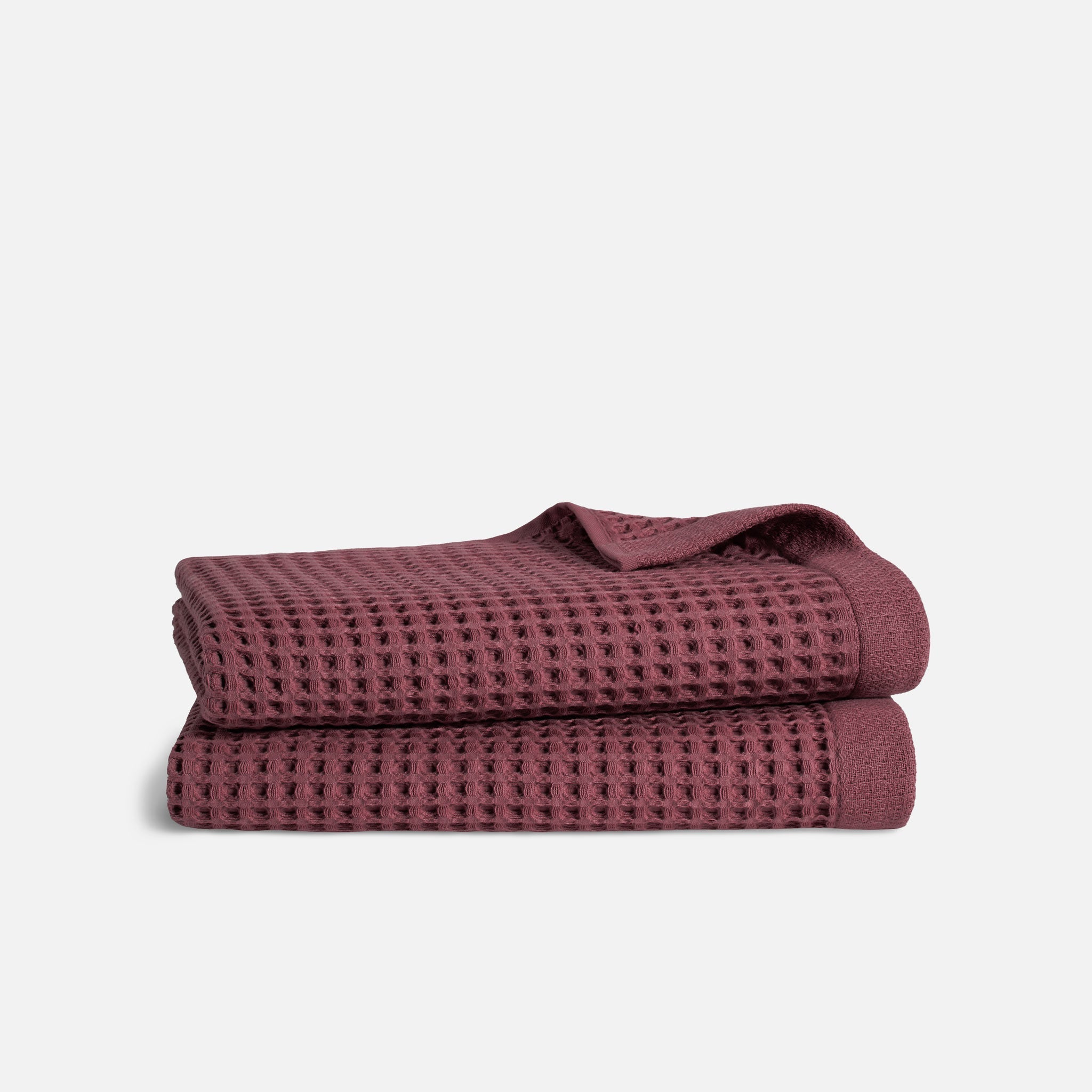 Dreamweave Waffle Bath Towels Set of 2 A8