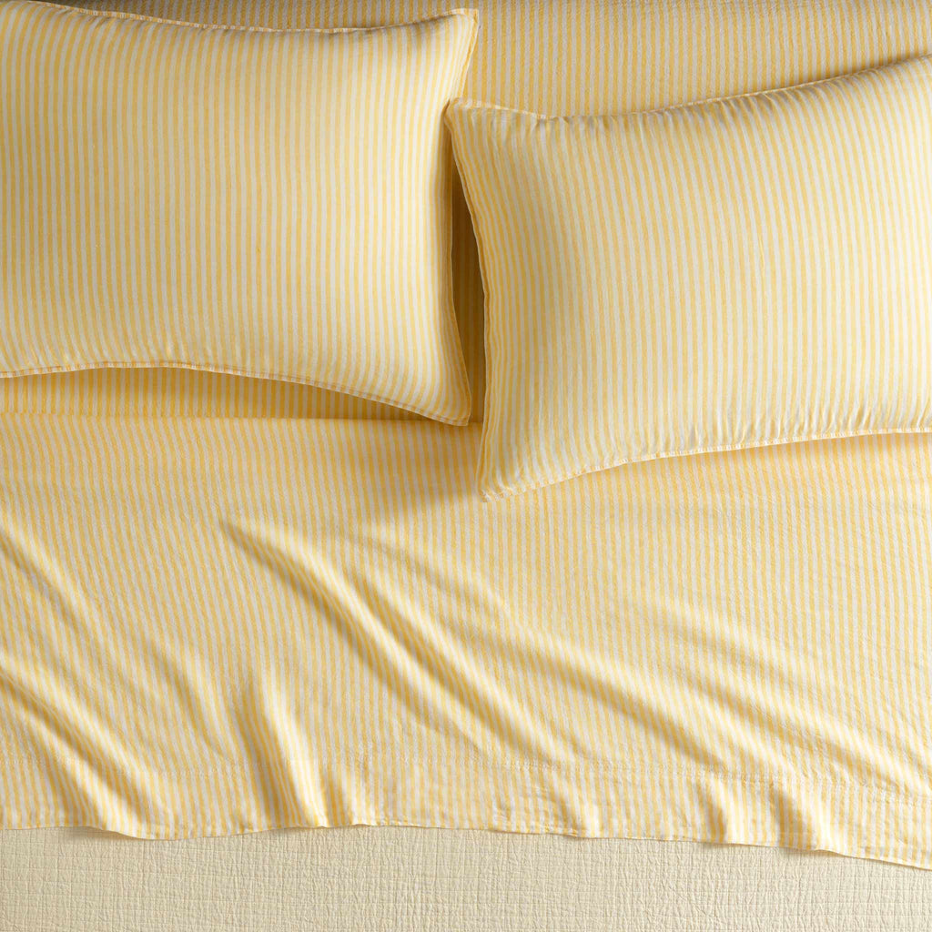 Washed European Linen Core Sheet Set I2