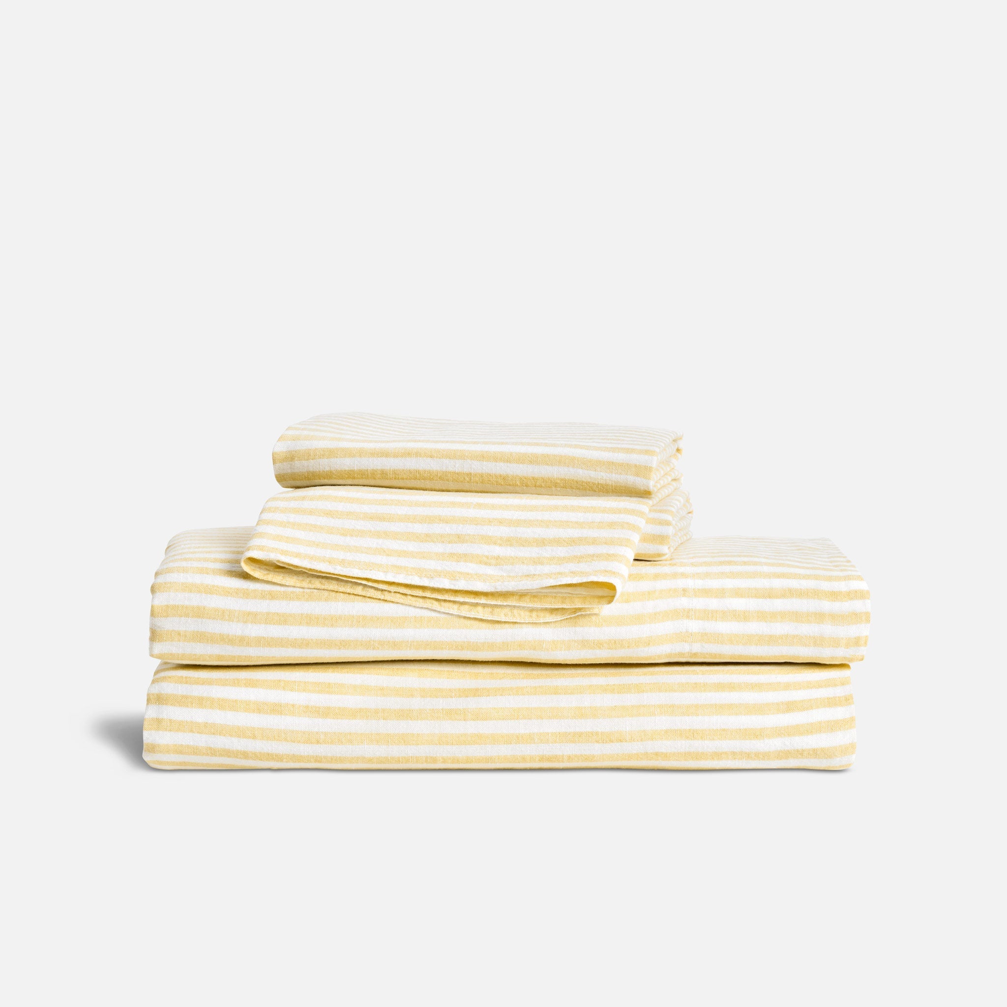 Washed European Linen Core Sheet Set I2