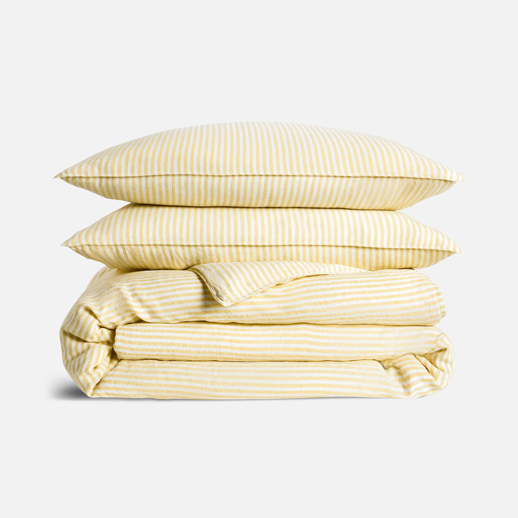 Washed European Linen Duvet Set D7