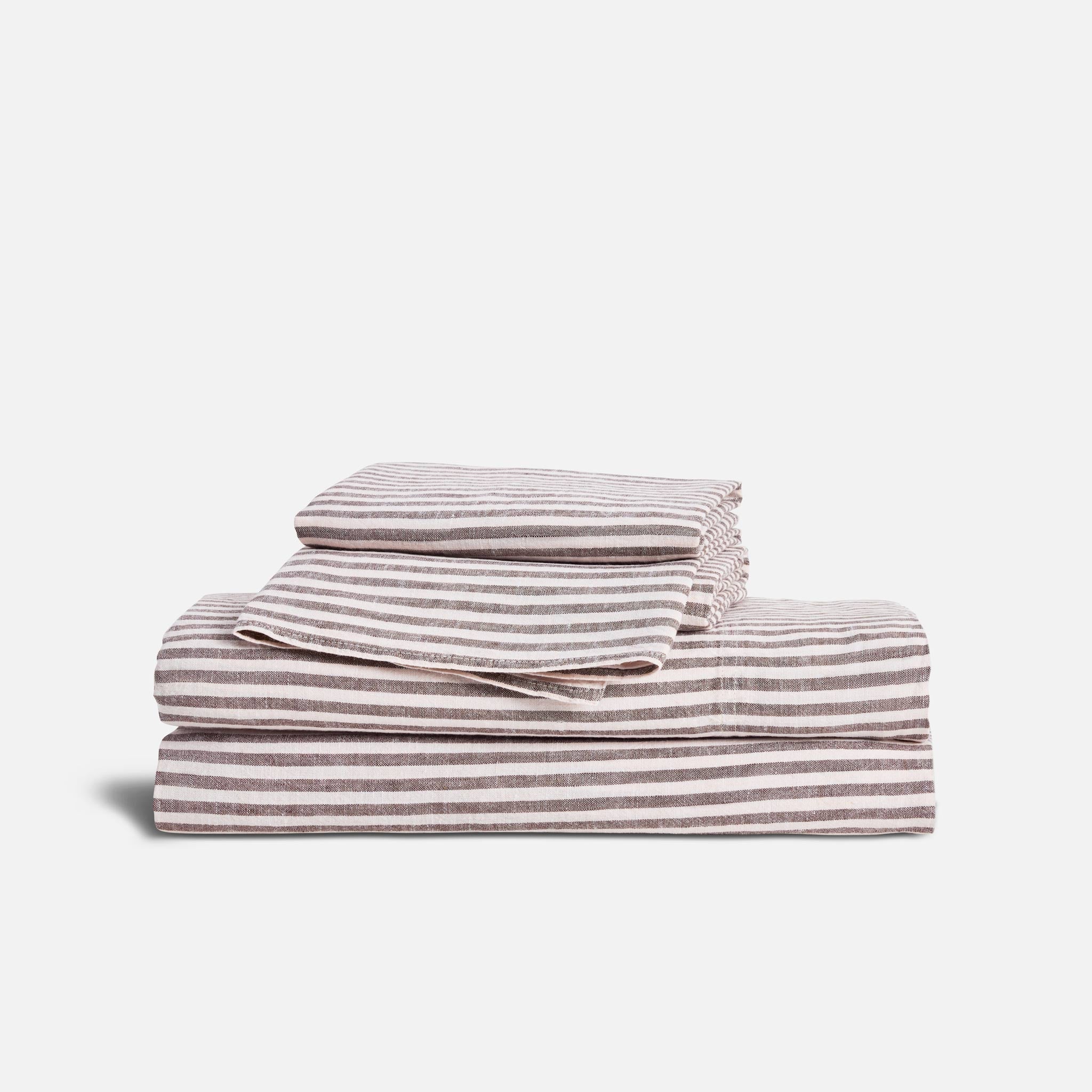 Washed European Linen Core Sheet Set I2
