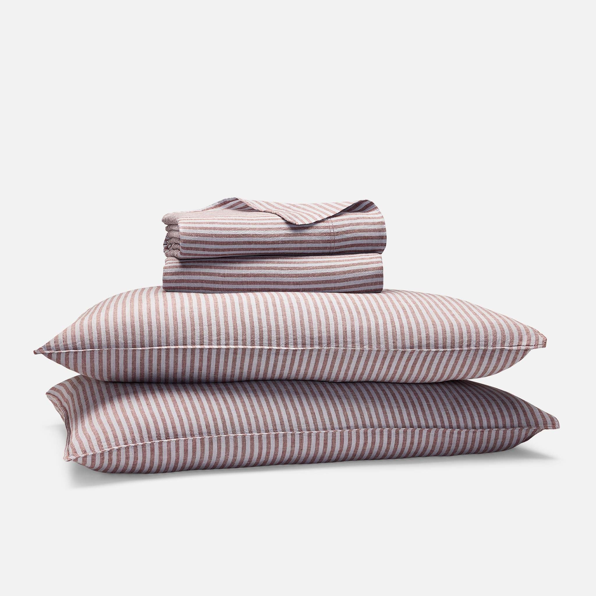 Washed European Linen Core Sheet Set I2