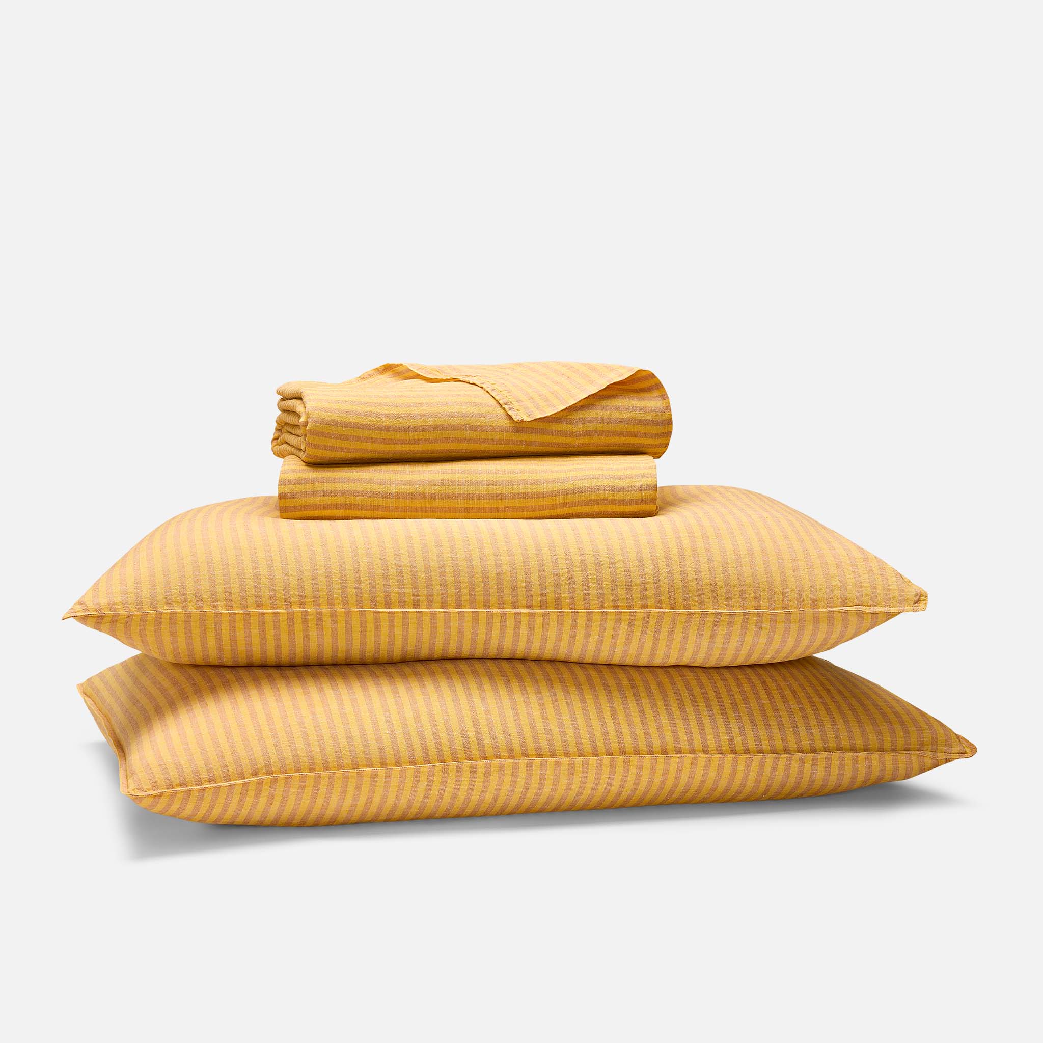 Washed European Linen Core Sheet Set I2