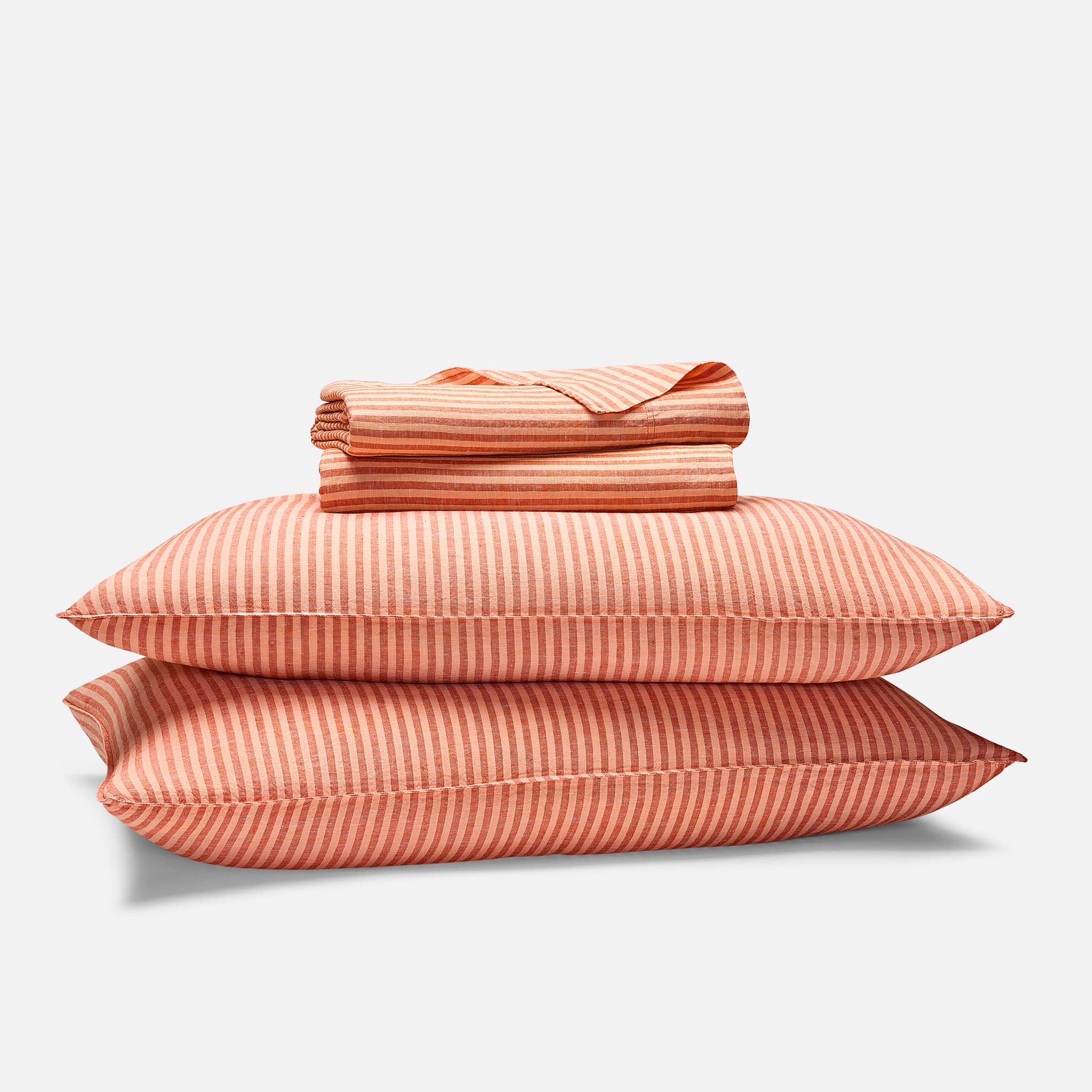 Washed European Linen Core Sheet Set I2