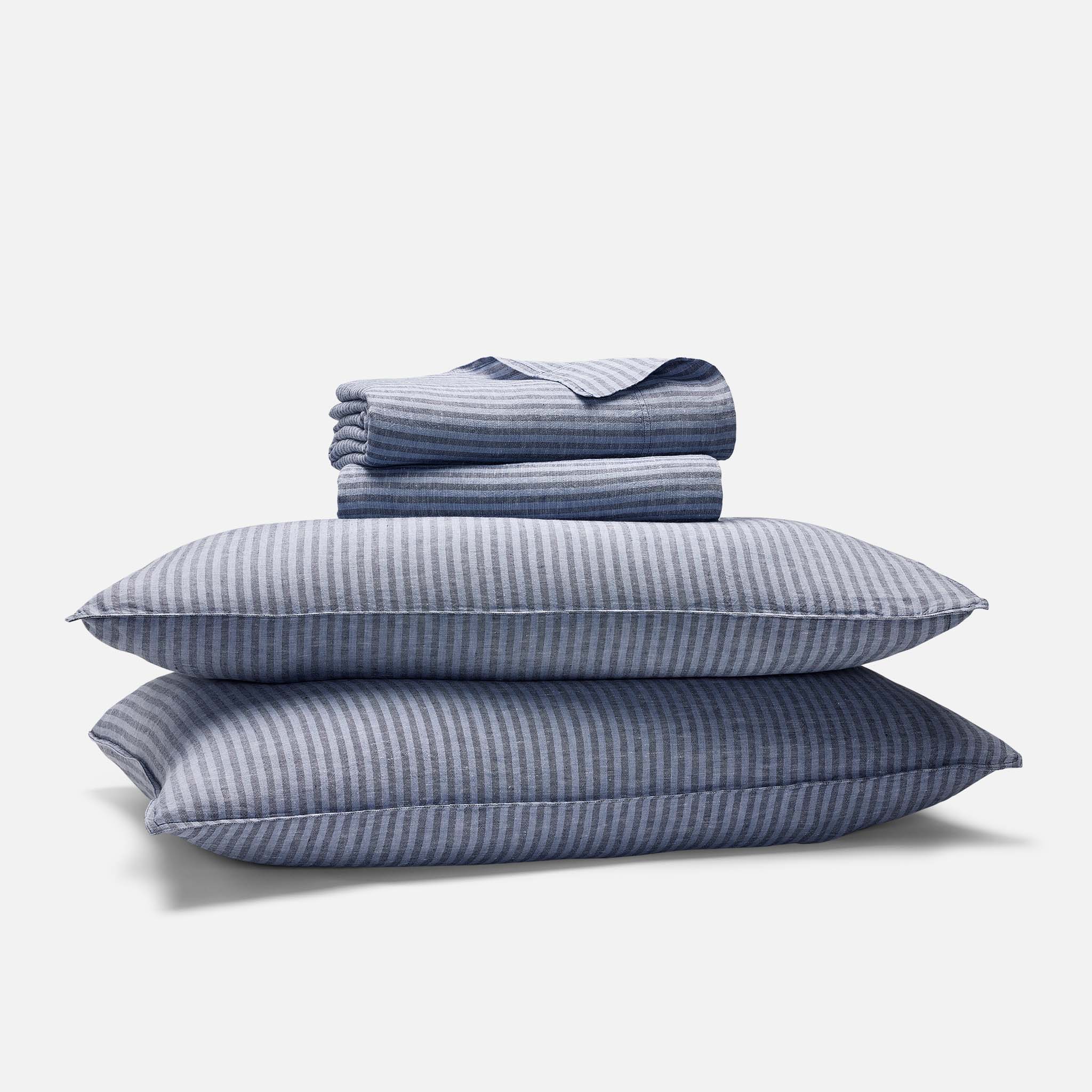 Washed European Linen Core Sheet Set I2