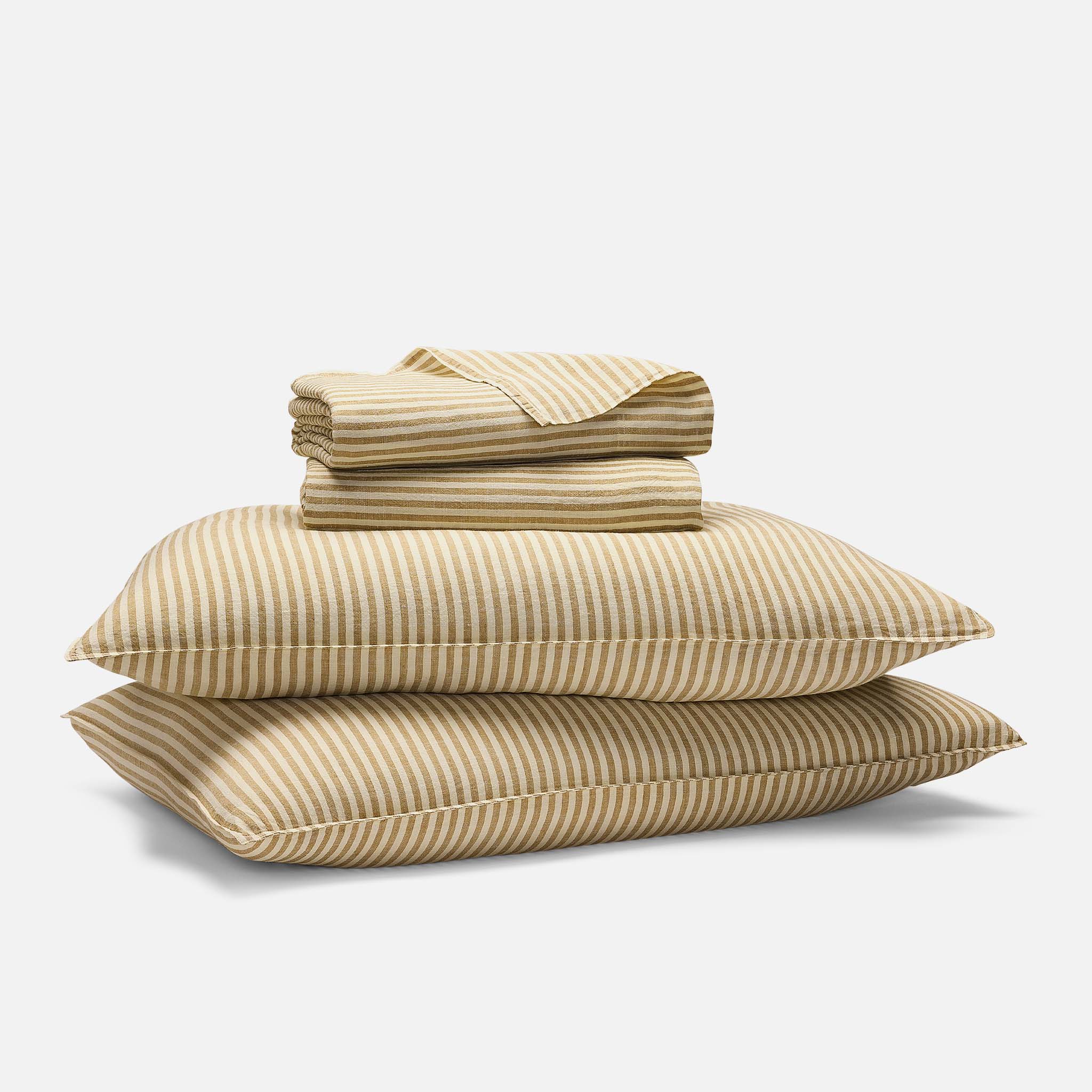 Washed European Linen Core Sheet Set I2