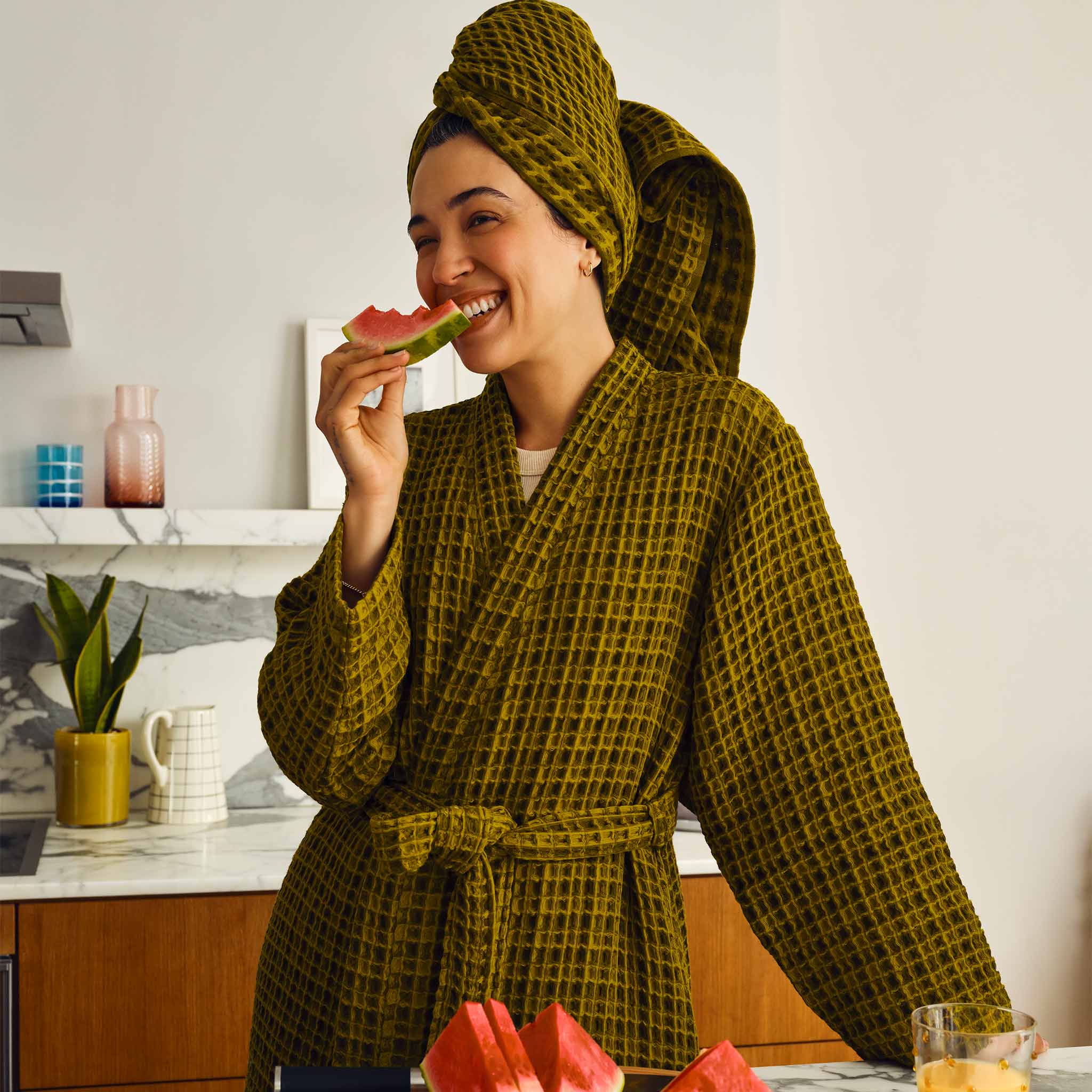 Dreamweave Waffle Robe L8