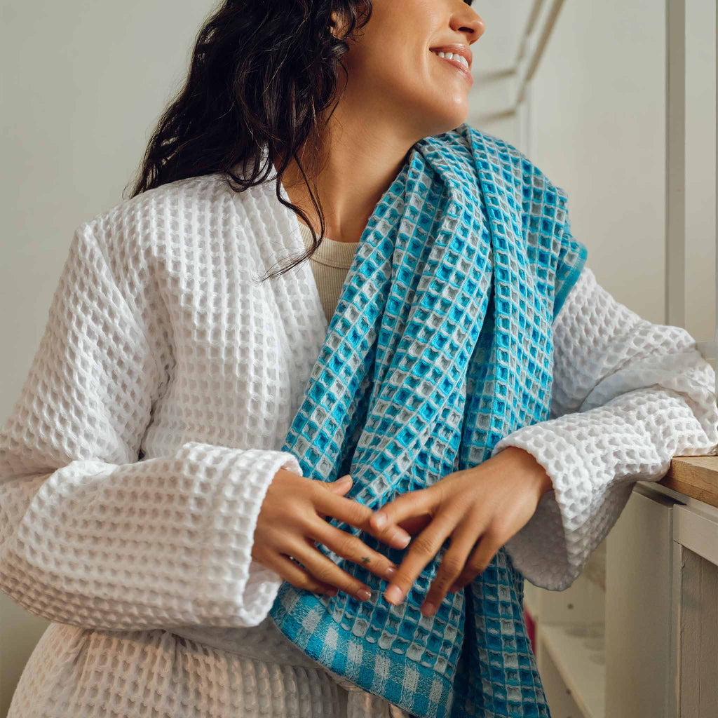Dreamweave Waffle Bath Towels Set of 2 M7