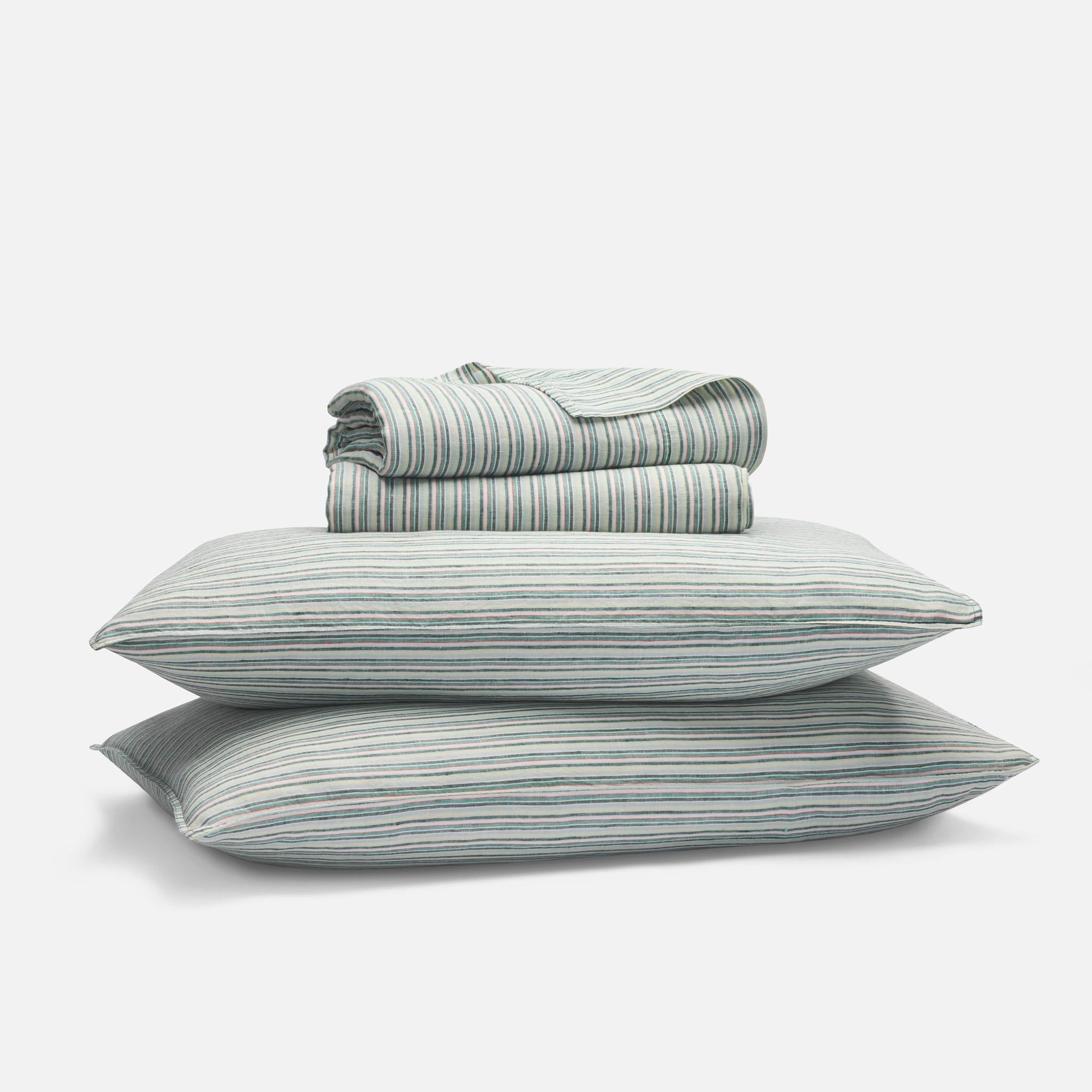 Washed European Linen Core Sheet Set I2
