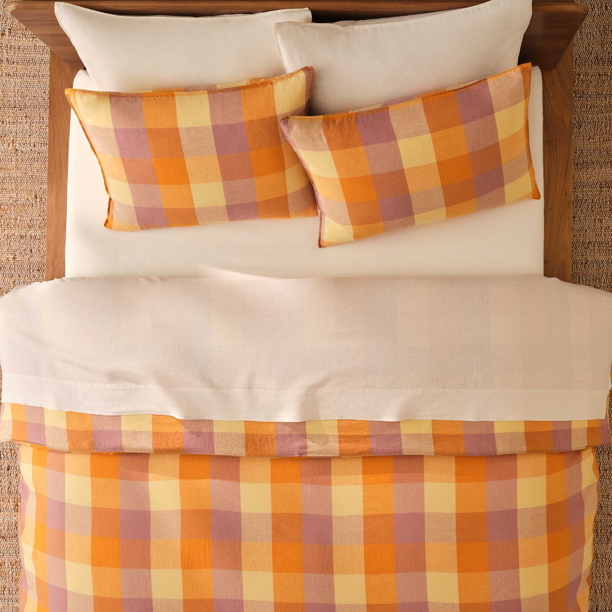 Washed European Linen Duvet Set D7